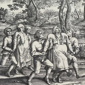 Bruegel, Two Groups of Peasants, Engraving, Print, Bookplate, Art ~ 241229-WH 70